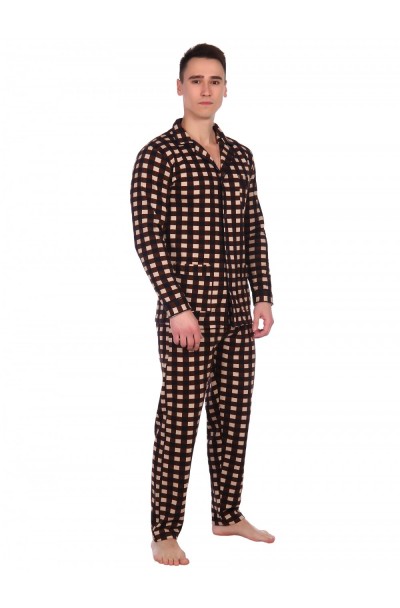 Пижама мужская "2005" коричневый 