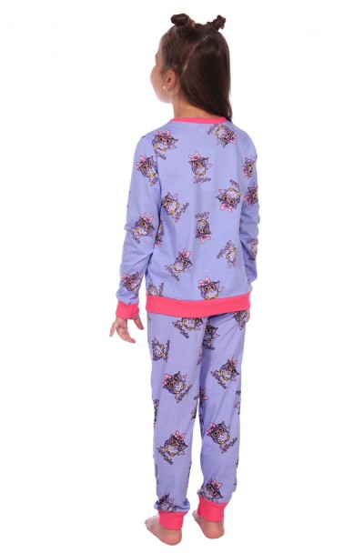 Пижама детская "Совенок" фиолетовый