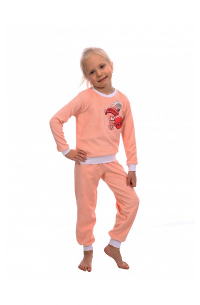 Пижама детская "Улыбка" розовый
