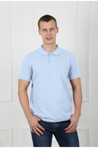 Рубашка-Поло мужская, М5922, вышивка, ПИКЕ полиэстер 