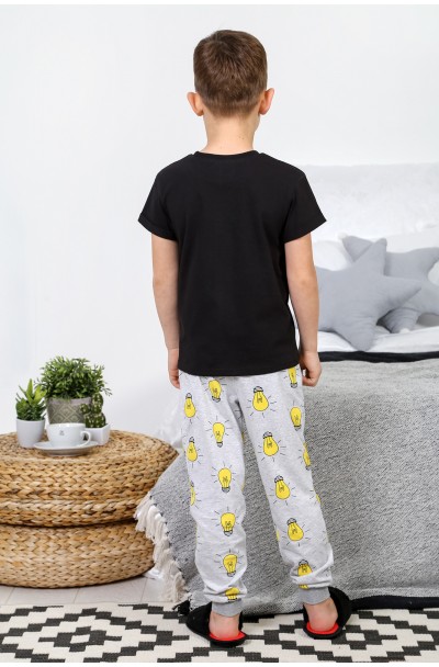 Пижама для мальчика  Лампочки-3 